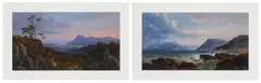 View From The Bridle Path up Table Mountain; Kalk Bay by Abraham de Smidt, oil on board, offered Jun 2014