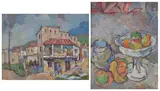 Gregoire Boonzaier, District Six, recto; Still Life with Fruit and Vessels, verso