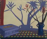 Rosamund Everard-Steenkamp, Shadows by Candle Light, oil on canvas laid down on board
