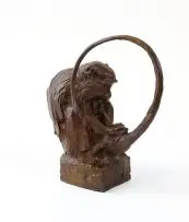 Samango Monkey by Dylan Lewis, bronze with a brown patina, offered Jun 2014