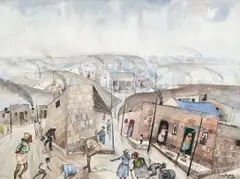 Phaswane David Mogano, Mamelodi, watercolour