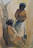 Titta Fasciotti, Two Swazi Women Resting in the Shade