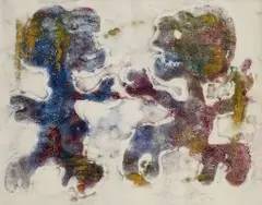 Wopko Jensma, Mirror Figures, monoprint