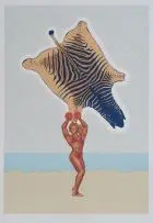 Peter Schütz, Umzumbe Trophy, colour screenprint