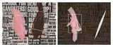 Johannes Phokela, No More Mr Nice Guy; School for Gangsters, mixed media on canvas