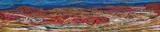 Landscape by Cecil Skotnes, carved, incised and painted wood panel, sold Nov 2013