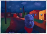 Zwelethu Mthethwa, Midnight Stroll, chalk pastel