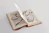 Various Sketches on the first 58 pages of the book 'A Small Town in Germany' by John le Carré by Walter Battiss, ink, sold Nov 2013