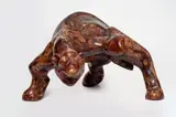 Lucas Sithole, The Wounded Leopard (LS 6301), 1963, ironwood and liquid steel