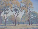 Bushveld Trees by Jacobus Hendrik Pierneef, oil on canvas, sold Nov 2013