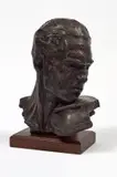 The Violinist by Edoardo Villa, bronze with a dark brown patina, mounted on a wooden base, sold Nov 2013
