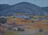 Namaqualand in Spring by Piet van Heerden, oil on board, sold Nov 2013