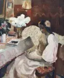 Maud Sumner, Nude in a Parisian Interior, oil on canvas