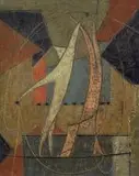Eugene Labuschagne, Les Acrobates, oil on board
