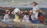 Breezes at Sea by Adriaan Boshoff, oil on canvas laid down on board, sold Nov 2013