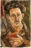Lippy (Israel-Isaac) Lipshitz, Self Portrait Holding a Book