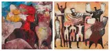 Lucky Sibiya, Figural Compositions, two