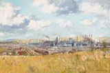 Martin (Martinus Stephanus) Koch, Iscor, oil on canvas