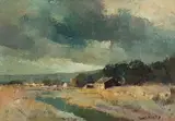 Ixopo Landscape by Errol Boyley, oil on board, sold May 2013