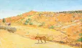 Zakkie Eloff, Lioness and Gemsbok in the Kalahari