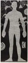 Walter Oltmann, Portrait, linocut