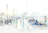 Durant Sihlali, Township Street at Dawn
