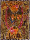 Rorke's Drift, The Lazy Lion, 1975, Karakul on linen warp