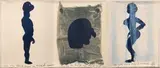 Marlene Dumas, The Black Man is Tired; The Jewish Nose Doesn't Exist; The Girl Can't Help it