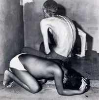 Roger Ballen, Two Figures, 2000, Lambda print