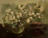 Frans Oerder, Blossom Time, oil on canvas