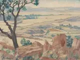 Jacobus Hendrik Pierneef, Landscape, Skuilkrans
