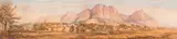 Thomas Bowler, Panorama of Table Mountain with Bishopscourt in the Distance