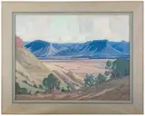 Jacobus Hendrik Pierneef, Extensive Landscape, Lydenburg, Northern Drakensberg Beyond