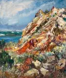 The Hex River, Worcester by Hugo Naude, oil on canvas, offered May 2013