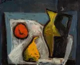 Erik Laubscher, Still Life with Fruit and Vessel
