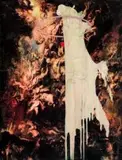 Johannes Phokela, Original Sin - Fall of the Damned as Damaged, 1959, mixed media on panel