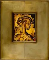 Alexis Preller, Gold Primavera, oil and gold leaf on panel; in the artist's hand-made frame