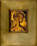 Gold Primavera by Alexis Preller, oil and gold leaf on panel; in the artist's hand-made frame, sold May 2013