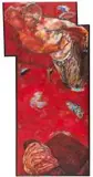 Deborah Bell, To the Other Side, oil on canvas in the artist's original handmade and painted frame