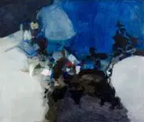 Douglas Portway, Abstract Composition, oil on canvas