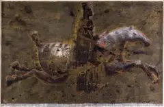 Deborah Bell, Road to Damascus, mixed media on paper