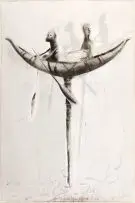 Deborah Bell, East - edge of the World, charcoal, pastel and wash