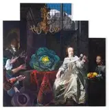 Helmut Starcke, Dreams and Nightmares of M. de la Q., #2 (1999), acrylic on canvas