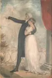 English School 19th century, A Loving Couple