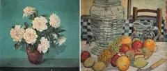 Jack (Jacobus) Pieters, Study of Roses, oil on canvas