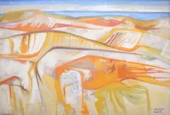 Anna Vorster, Undulating Sands, oil on canvas