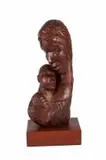 Michael Gagashe Zondi, Mother and Child, carved wood
