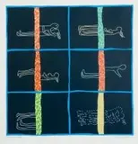 Seychelles by Walter Battiss, silkscreen in colours, sold Nov 2012