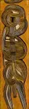 Cecil Skotnes, Abstract Male Figure, carved, painted and incised wood panel