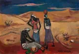 Water Carriers by Maurice van Essche, oil on canvas, sold Nov 2012